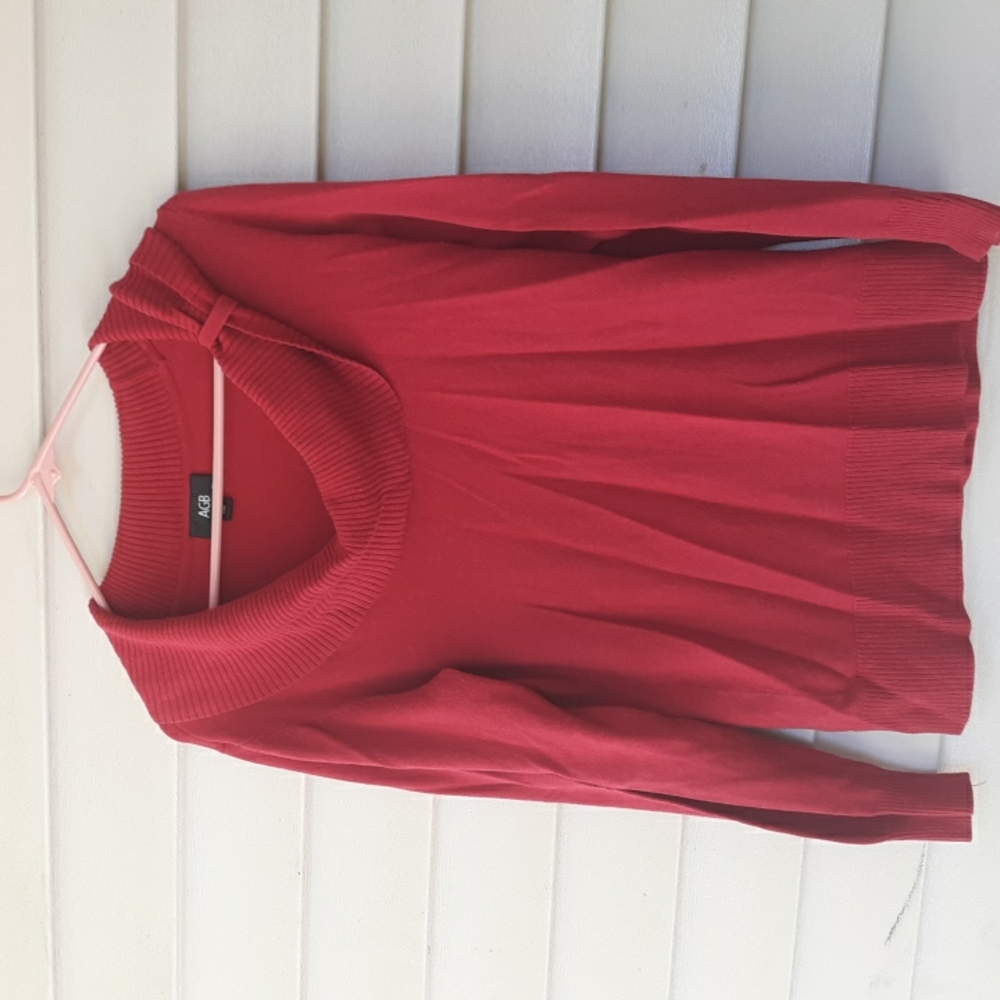 AGB red sweater medium
